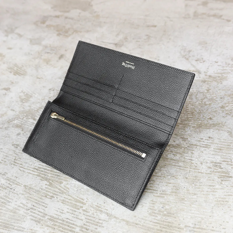 ピュアシュリンクレザー ロングウォレット ブラック(30%OFF)