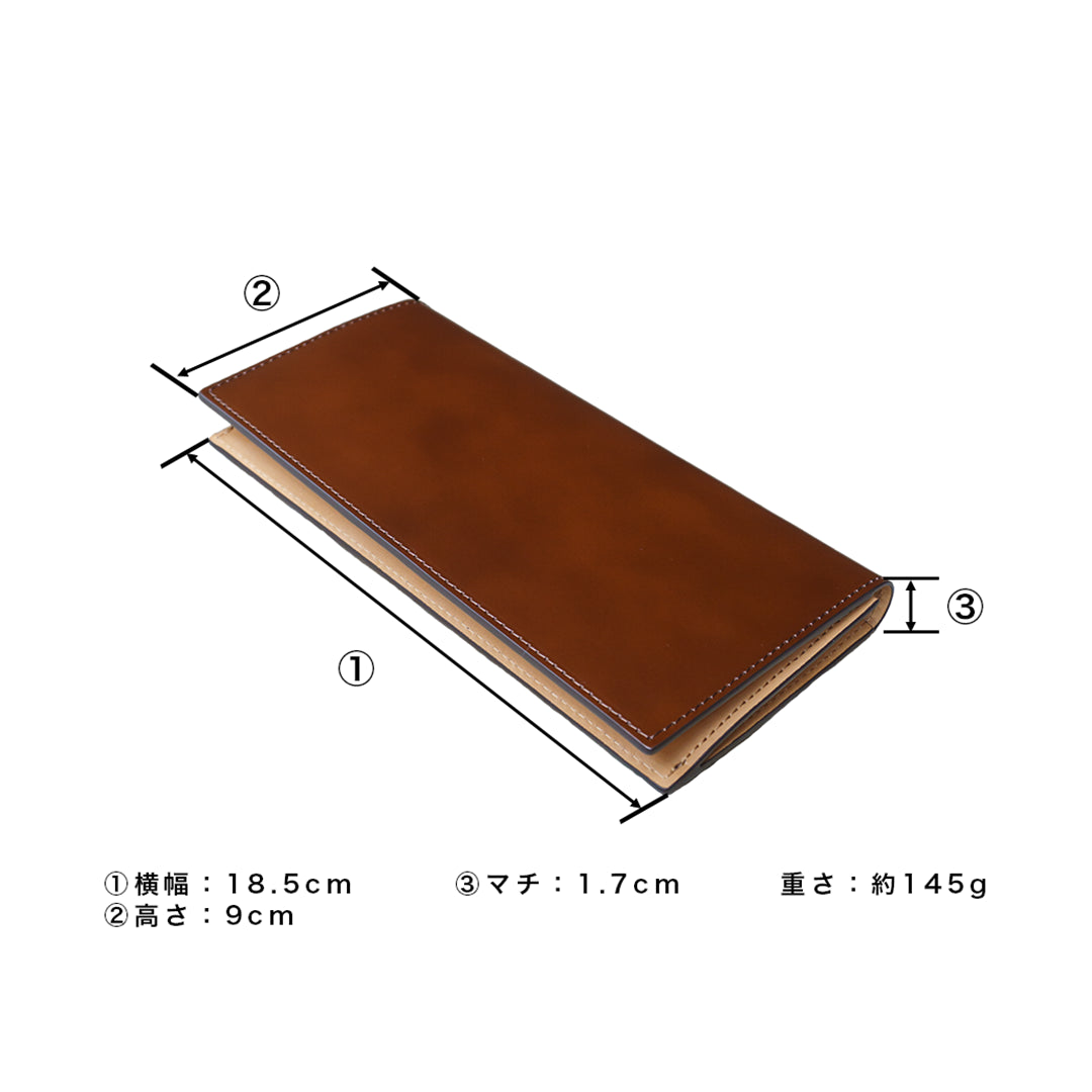 コードバン ロングウォレット ブラウン(新古品)