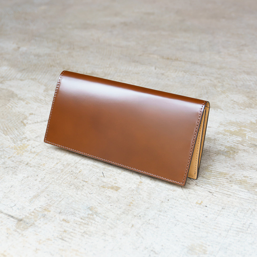 コードバン ロングウォレット ブラウン(新古品)