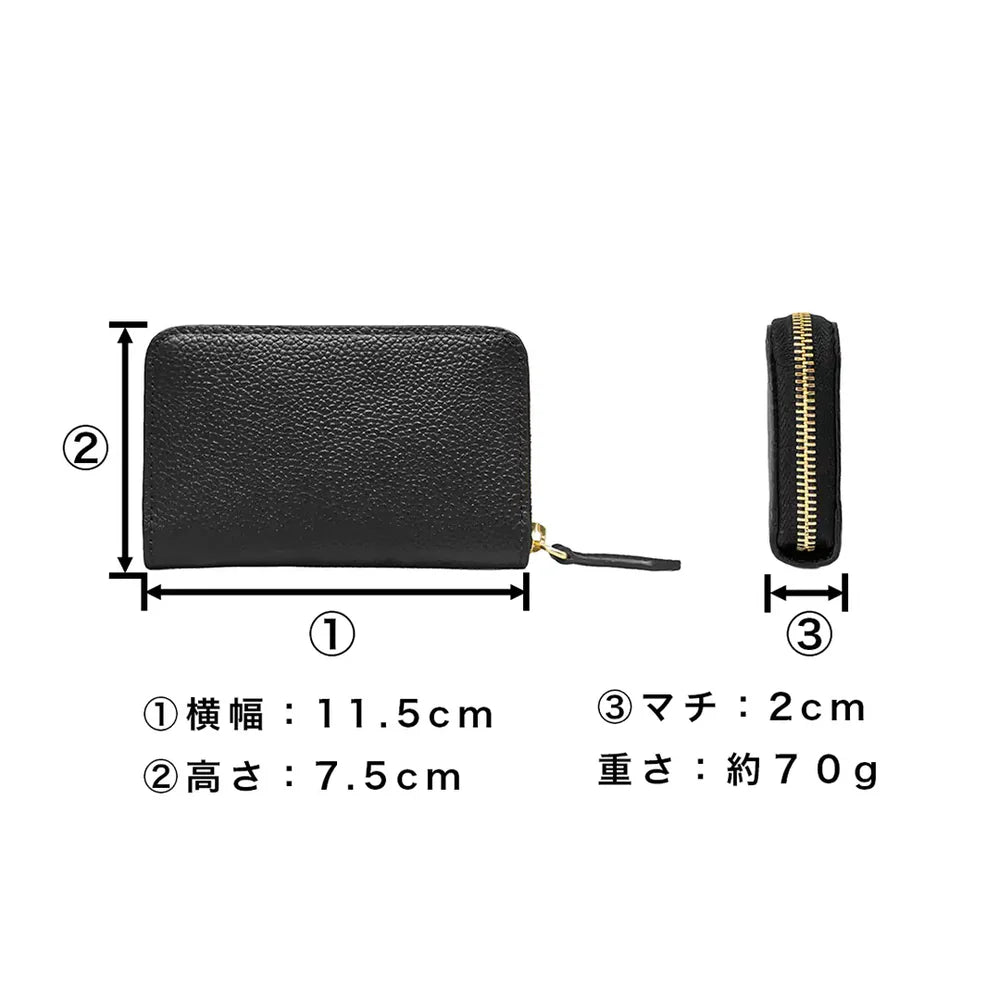 ピュアシュリンクレザー スマートウォレット ブラック(20%OFF)