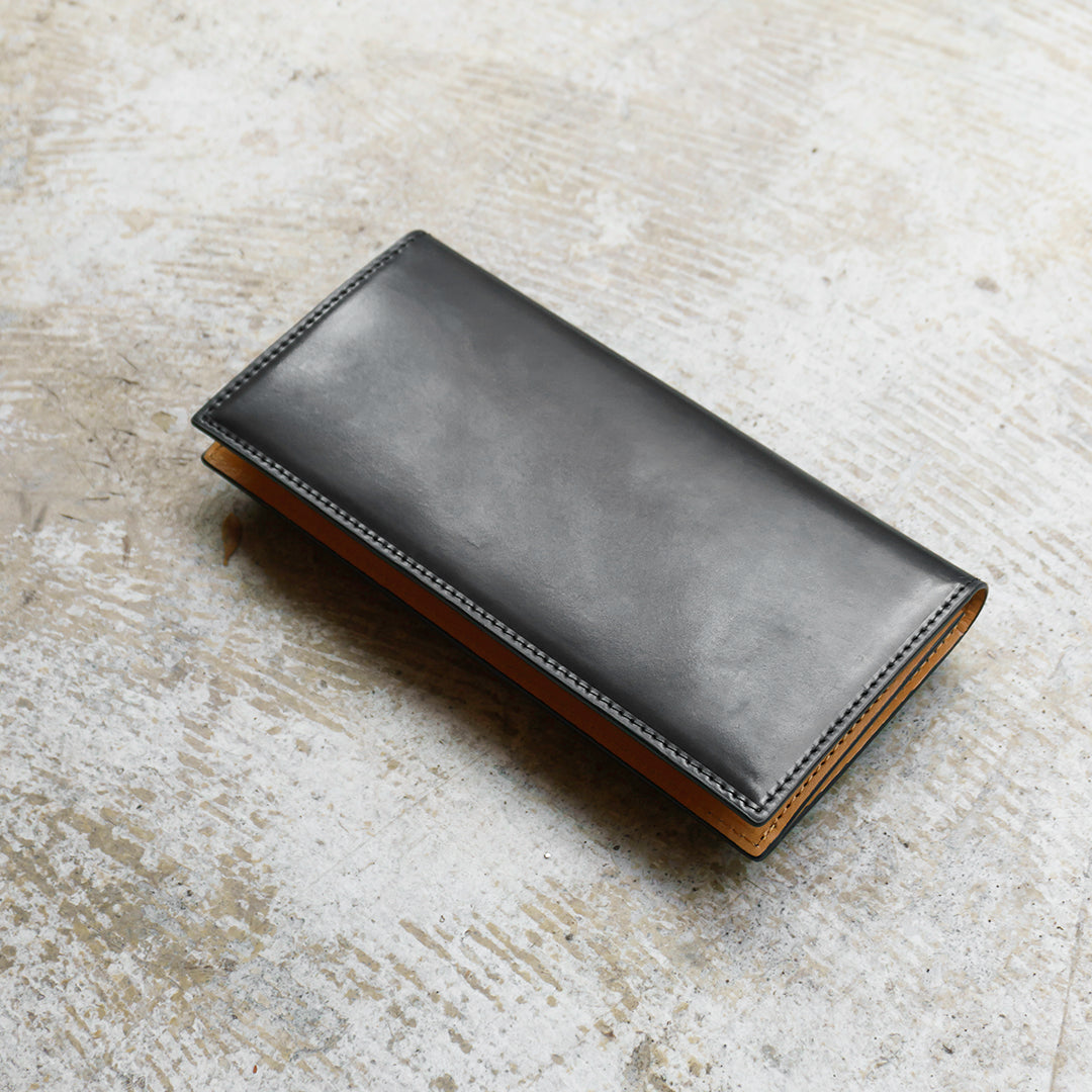 シェルコードバン ロングウォレット ブラック(新古品)