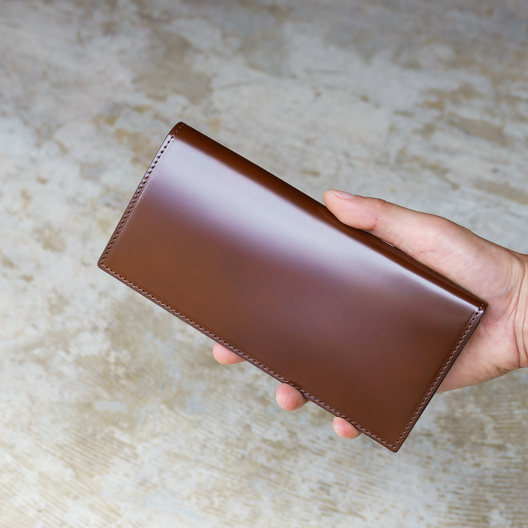 コードバン ロングウォレット ブラウン(新古品)