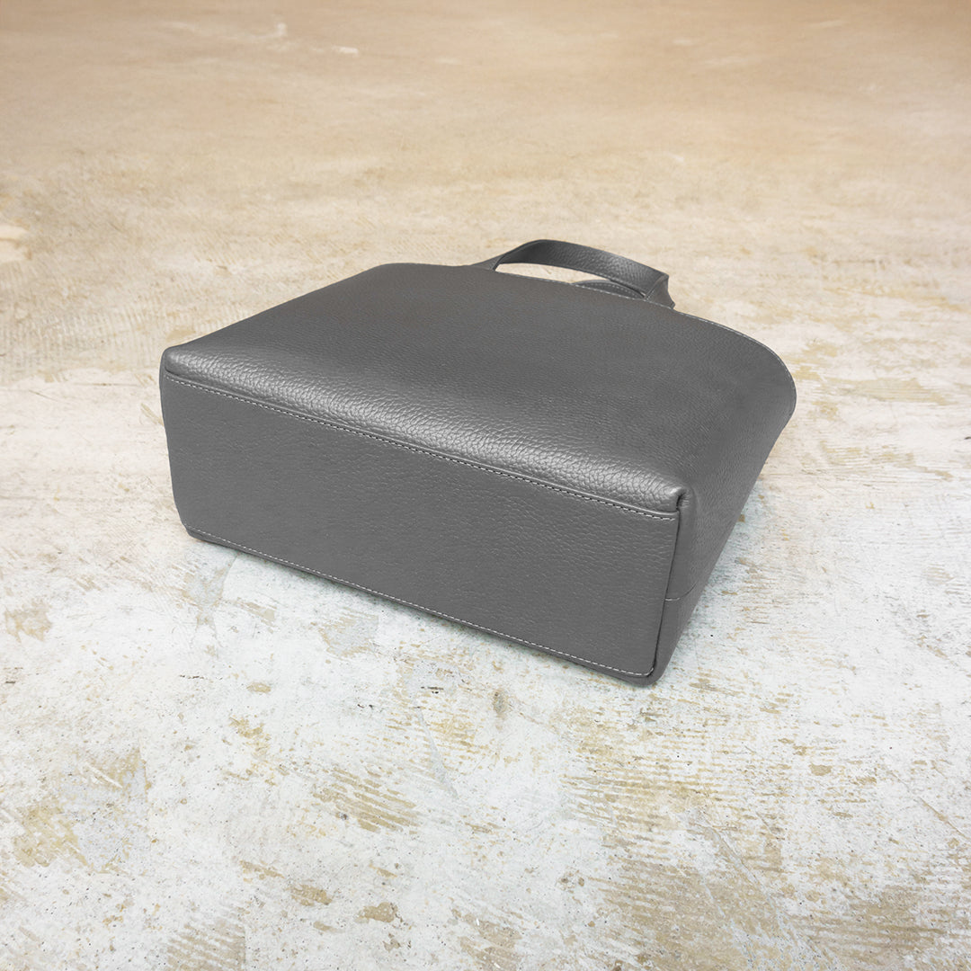 ジップミニトート ダークグレー(新古品)