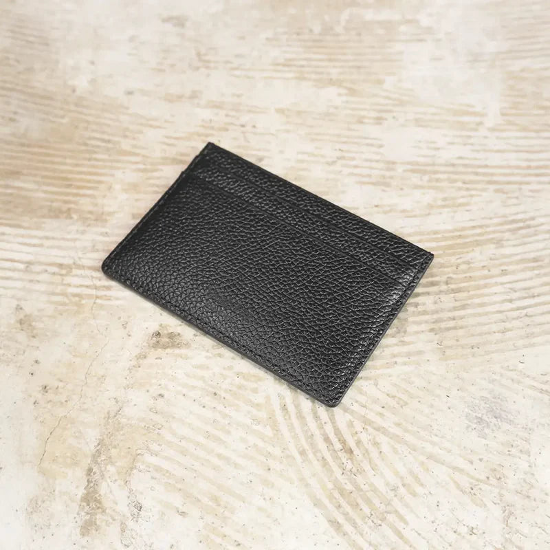 ピュアシュリンクレザー カードホルダー ブラック(10%OFF)