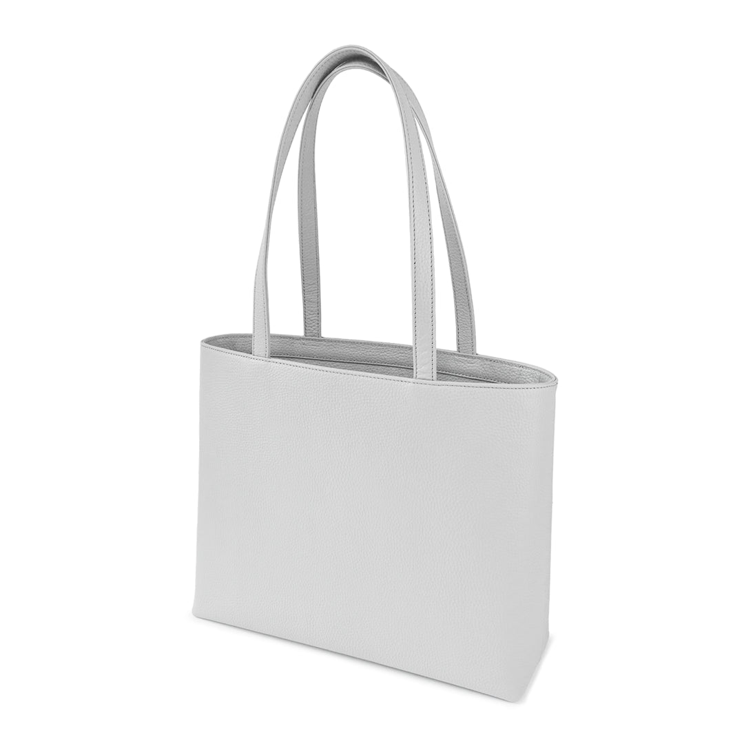 レザートート ホワイトグレー(新古品)