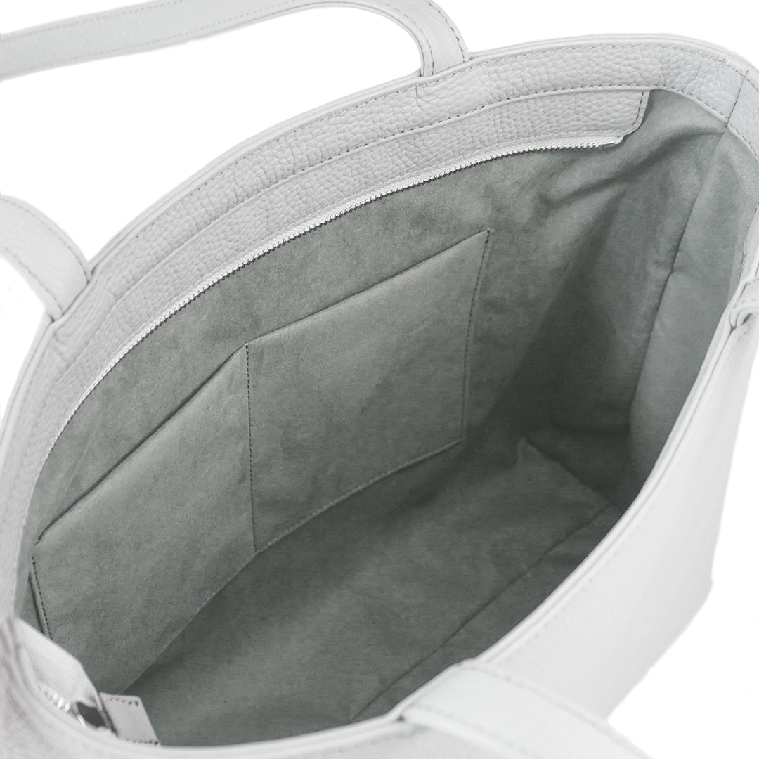 レザートート ホワイトグレー(新古品)