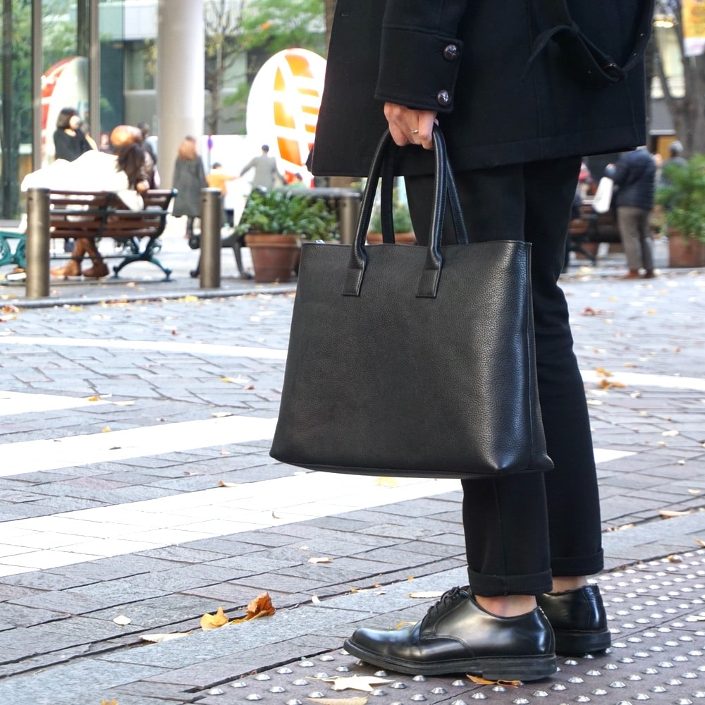モンゴル製ビジネスバッグ ブラック(60%オフ)