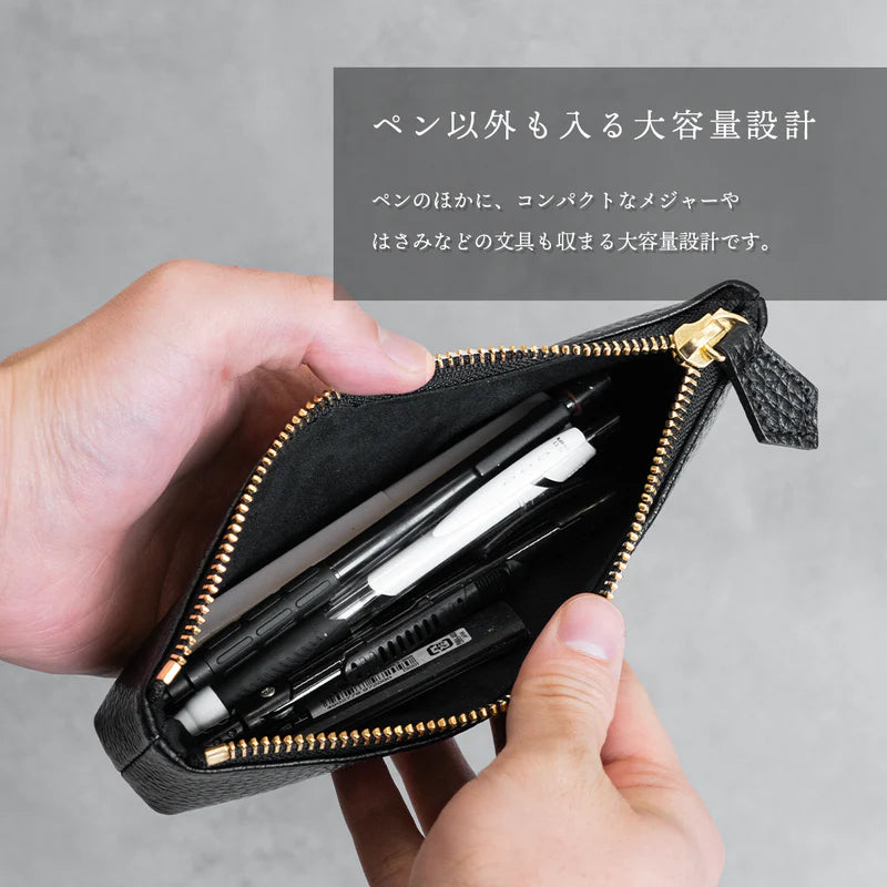 レザーペンケース ブラック(20%OFF)