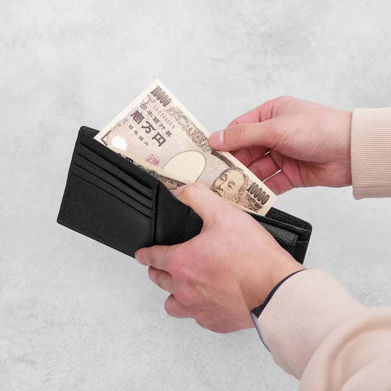 ピュアシュリンクレザー オールインウォレット ブラック（10%OFF）