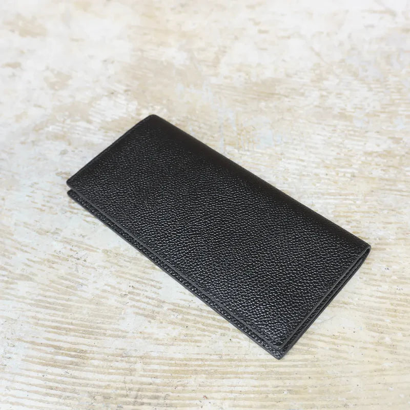 ピュアシュリンクレザー ロングウォレット ブラック（20%OFF）