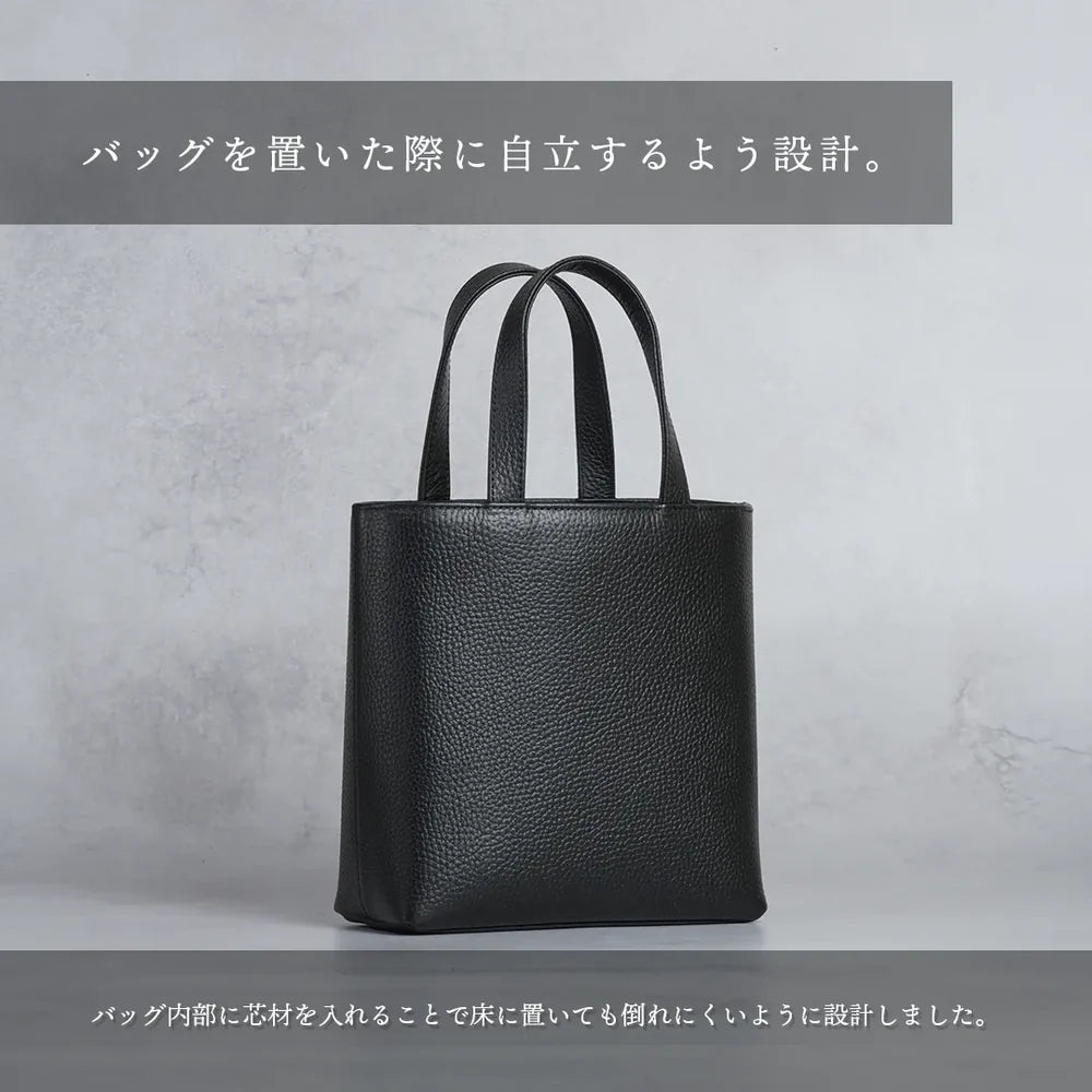 レザーマイクロトート ブラック（10％OFF）