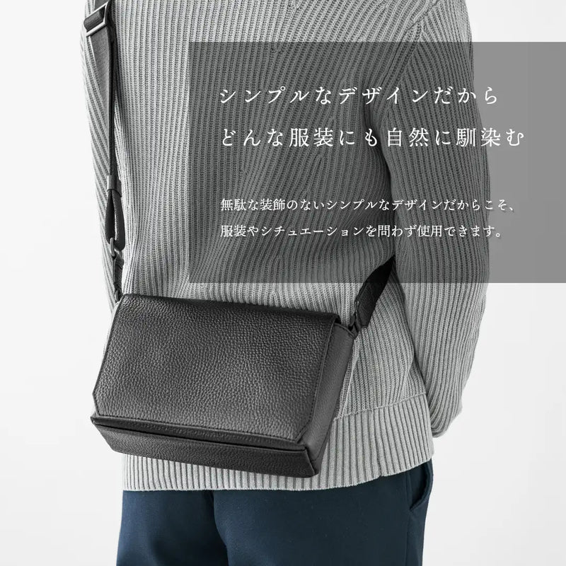 HushTug フラップミニショルダーバッグ フラップミニショルダーバッグ ブラック（10%OFF）