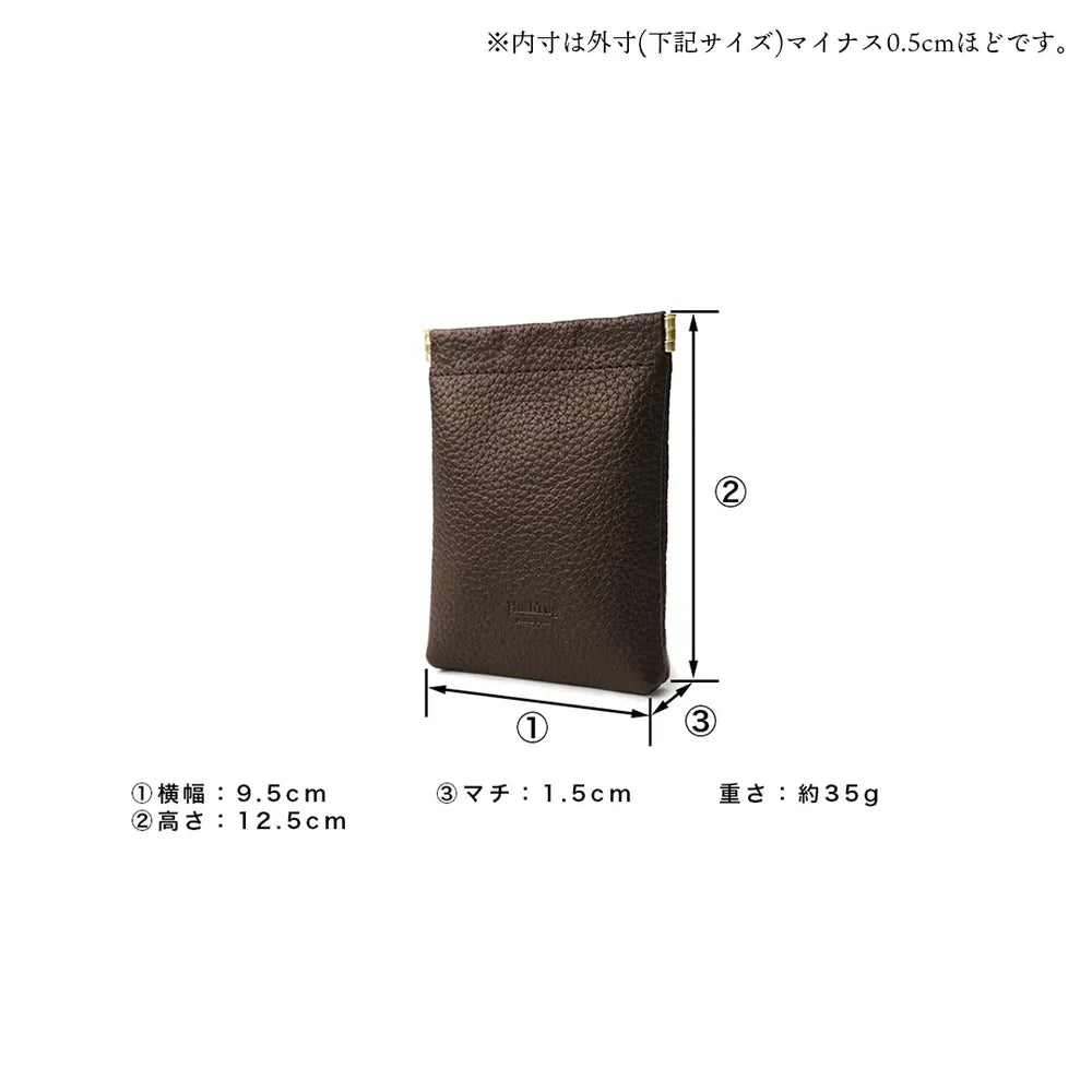 ［新古品］コンパクトポーチ ブラウン